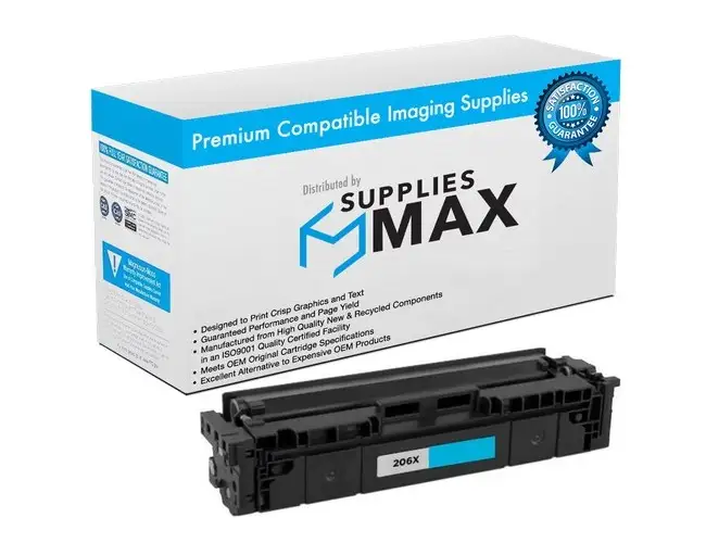 HP 206X toner cartridge installation process