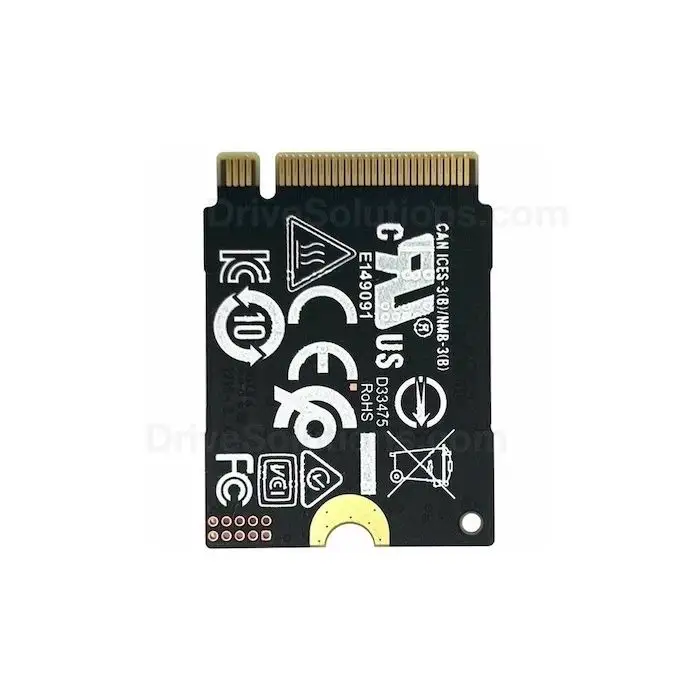 Samsung PM991a SSD 2230 form factor installation view