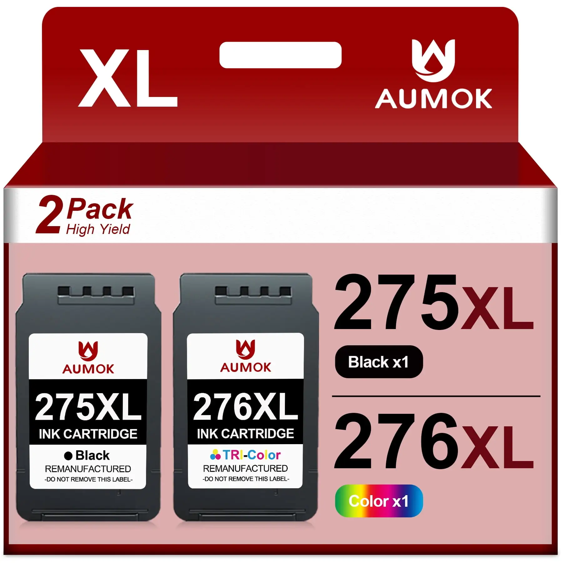 Canon PG-275XL black ink cartridge close-up view