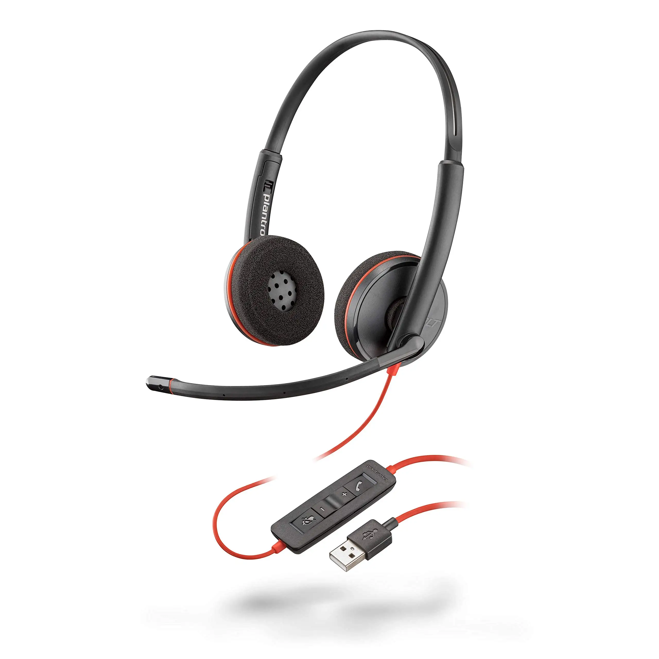 Plantronics Blackwire C3220 showing supra-aural ear pads