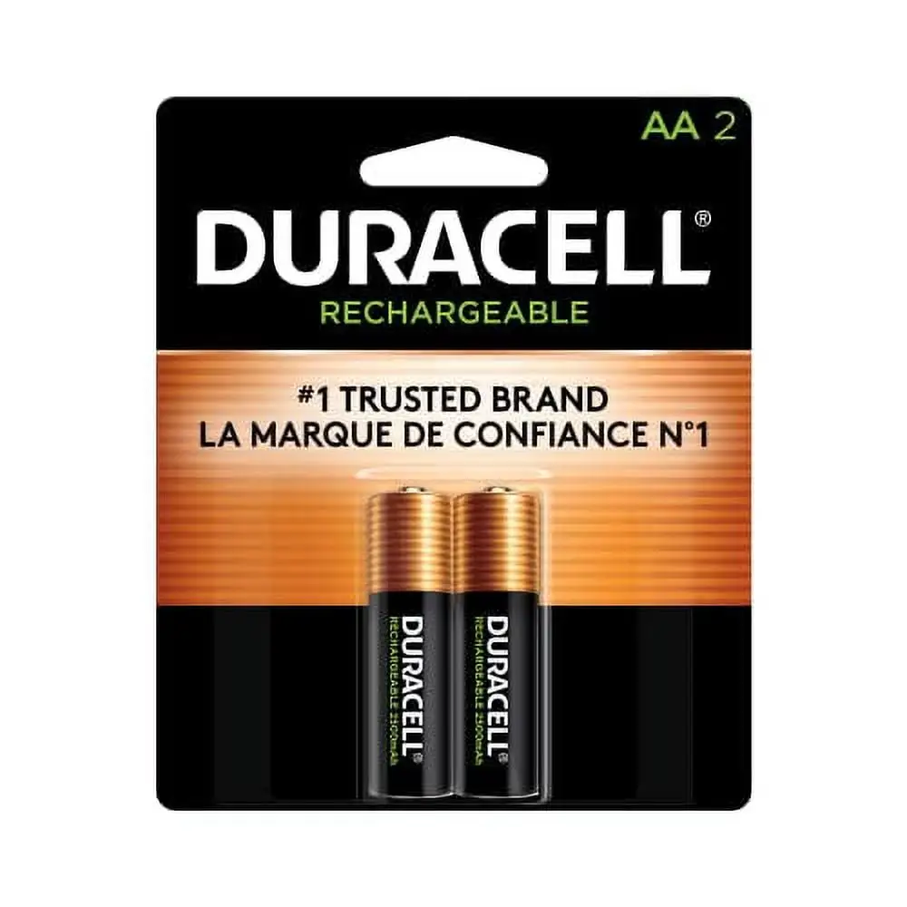 Duracell AA rechargeable battery pricing chart