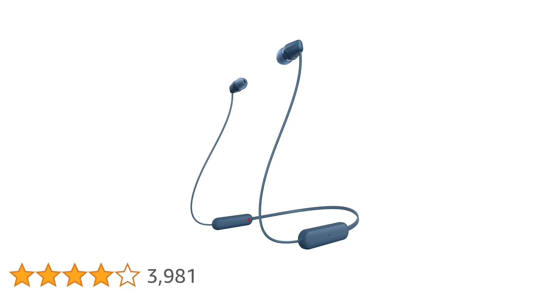 Sony WI-C100 wireless headphones product photo