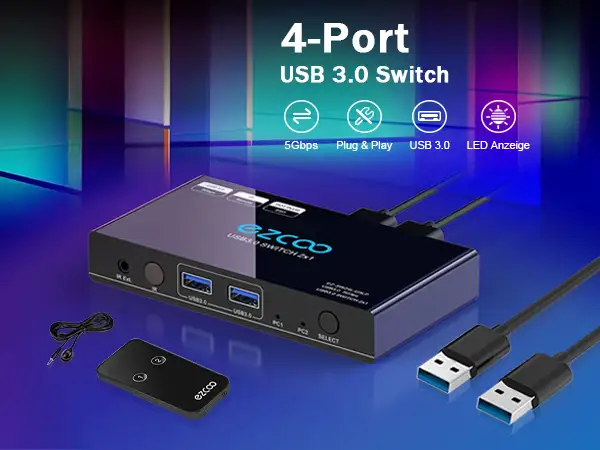 UGREEN USB 3.0 Switch Review: Reliable Dual-PC Choice