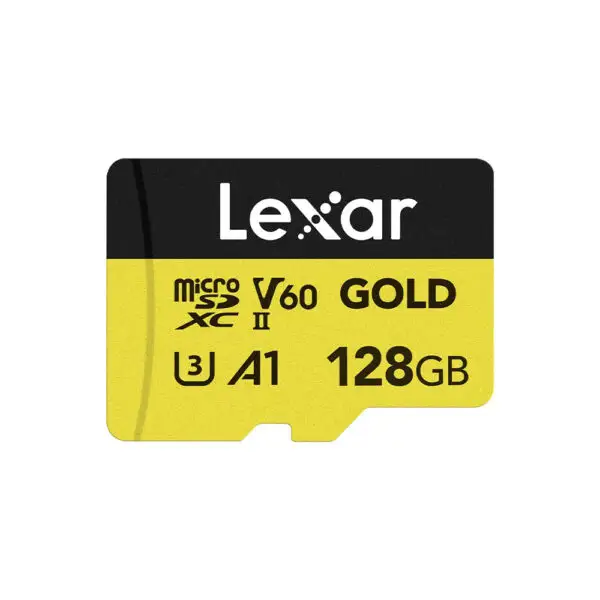 Lexar 128GB UHS-II V90 SD card retail packaging