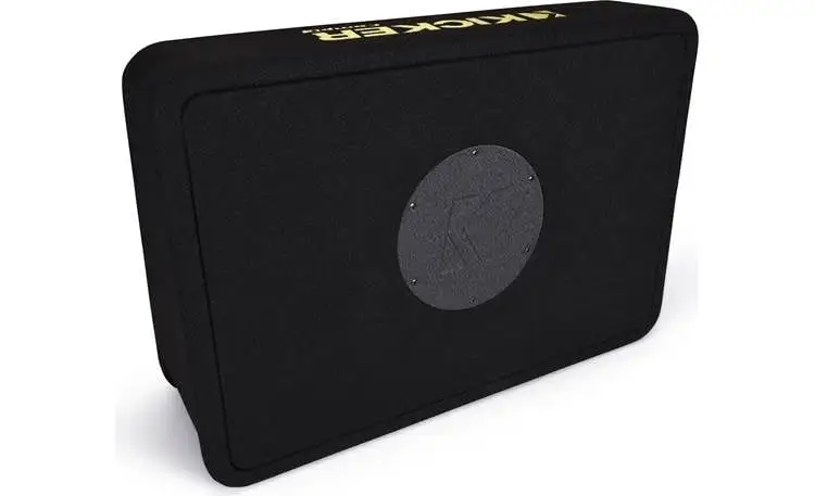 KICKER Comp RT subwoofer design with down-firing layout