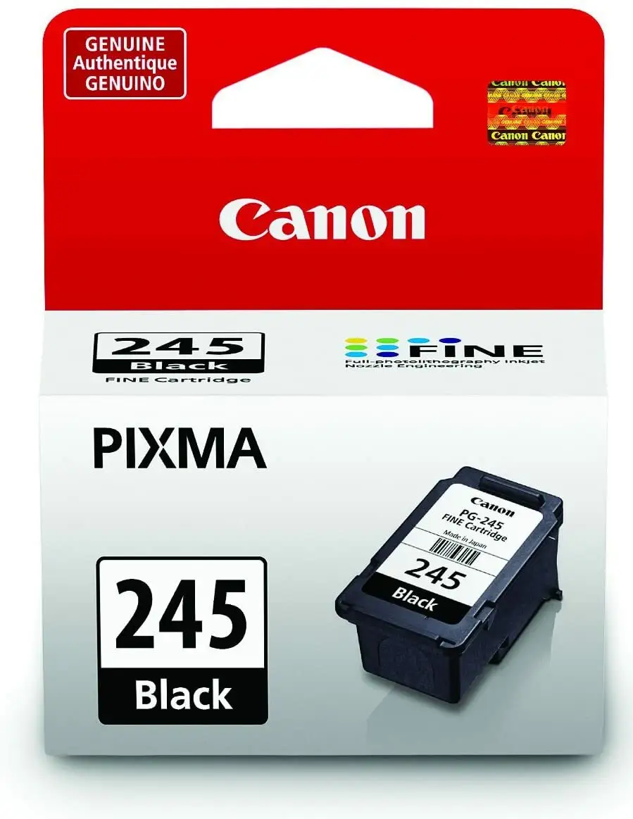 Canon PG-245 ink cartridge print quality example