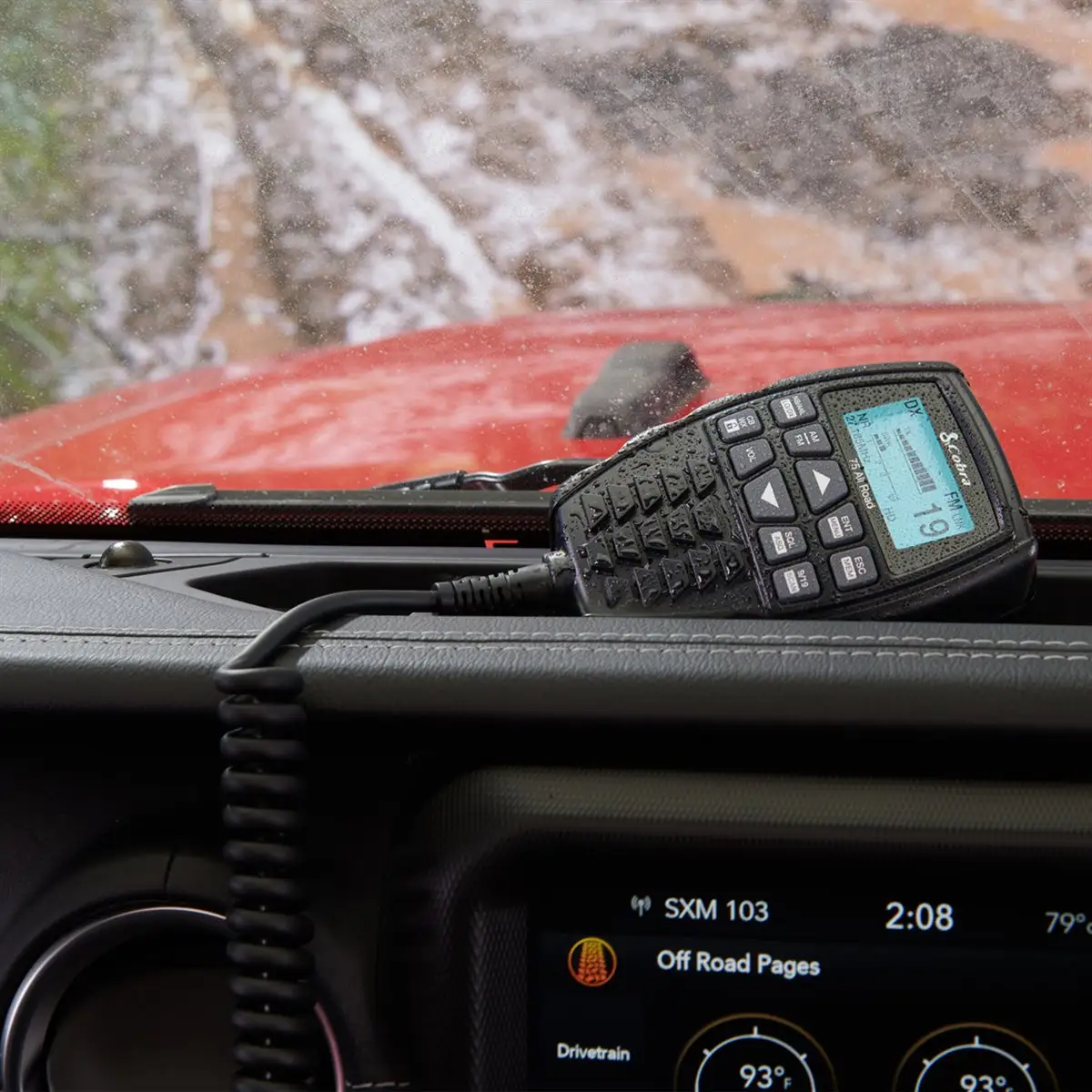 Cobra 75 All Road Wireless CB Radio Bluetooth handset and headset use