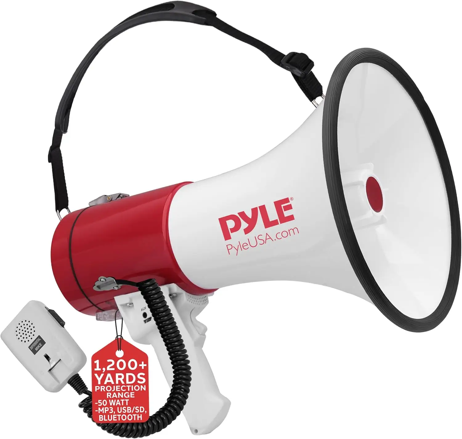 PYLE Portable Megaphone battery installation and contact issues overview