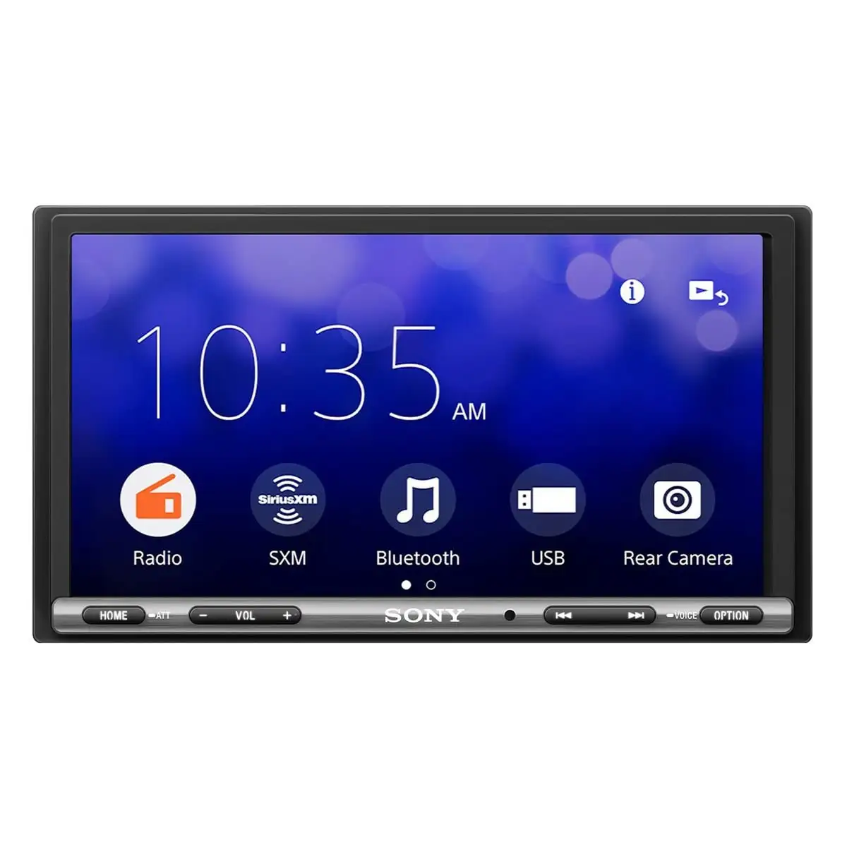 Sony XAV-AX3200 multimedia receiver installation view