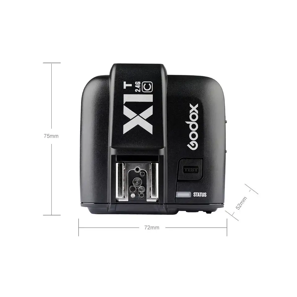 Godox X3-S Sony flash trigger close-up display view