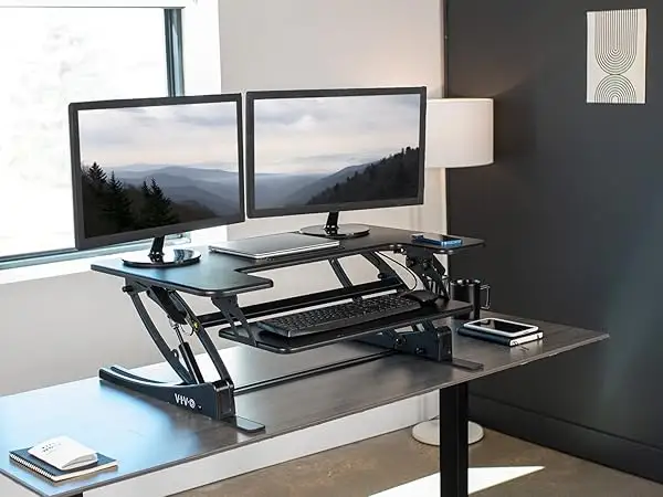 VIVO Monitor and Laptop Stand final verdict setup
