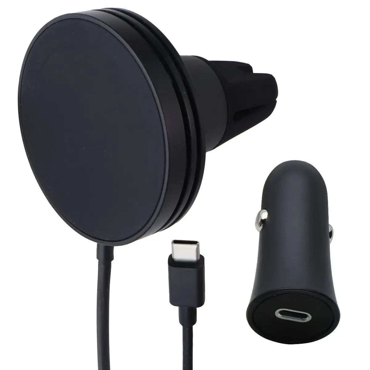 iOttie Velox Qi2 Mini wireless charger car mount