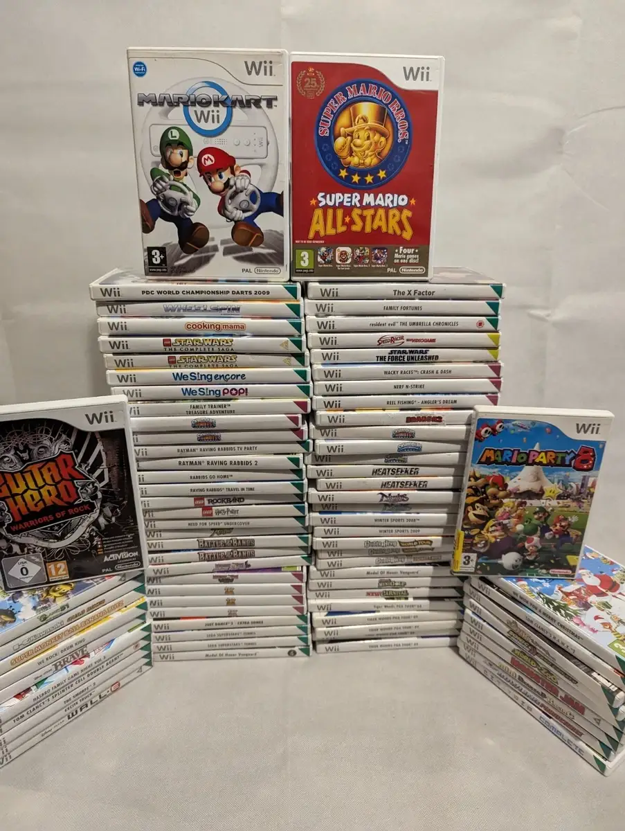 Nintendo Wii Console White refurbished bundle pricing