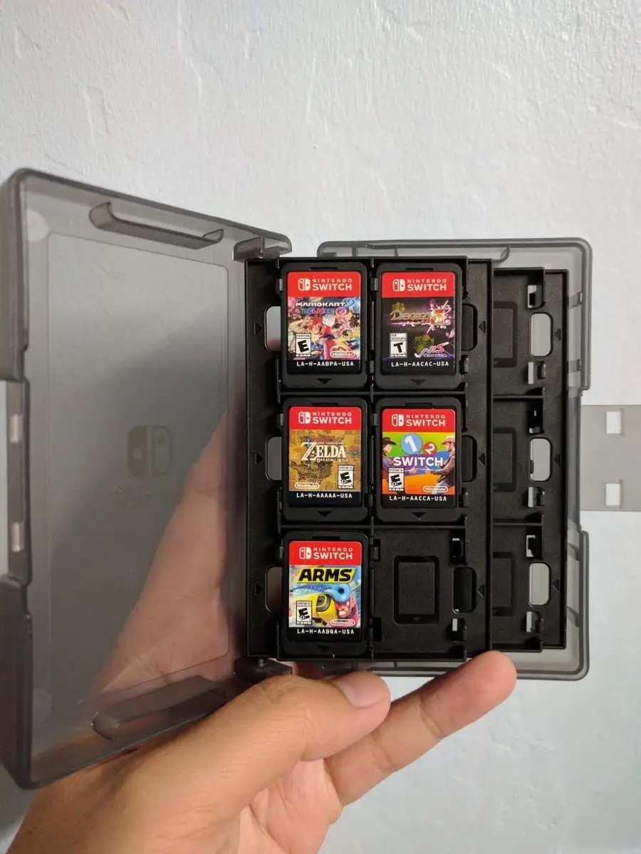 HORI Game Card Case 24 storage slots view