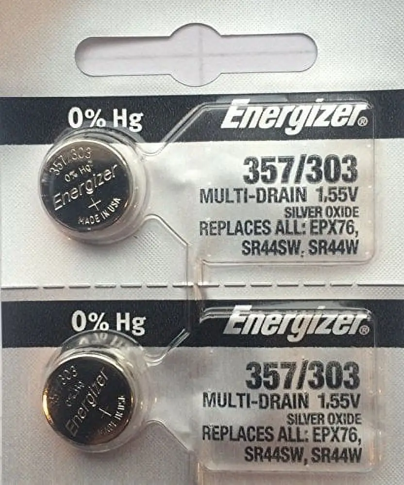 Energizer 357/303 battery price and value chart