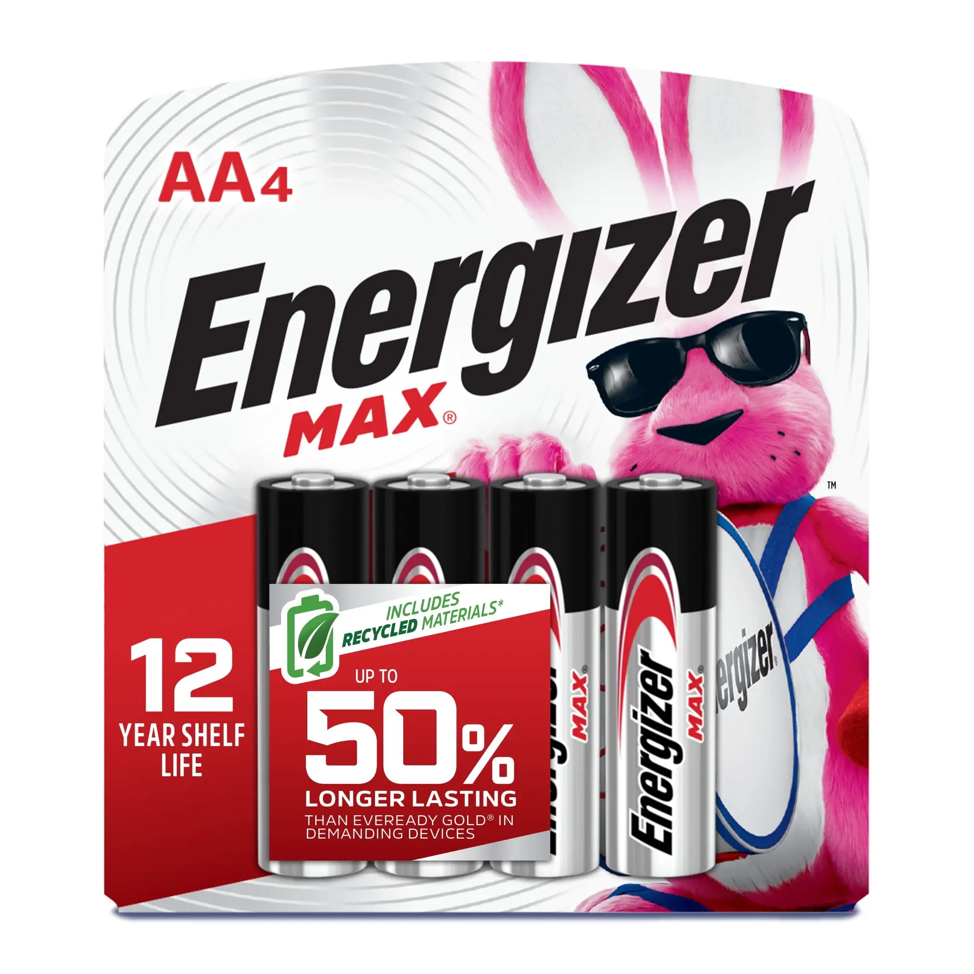Energizer MAX D Batteries durable alkaline power cells