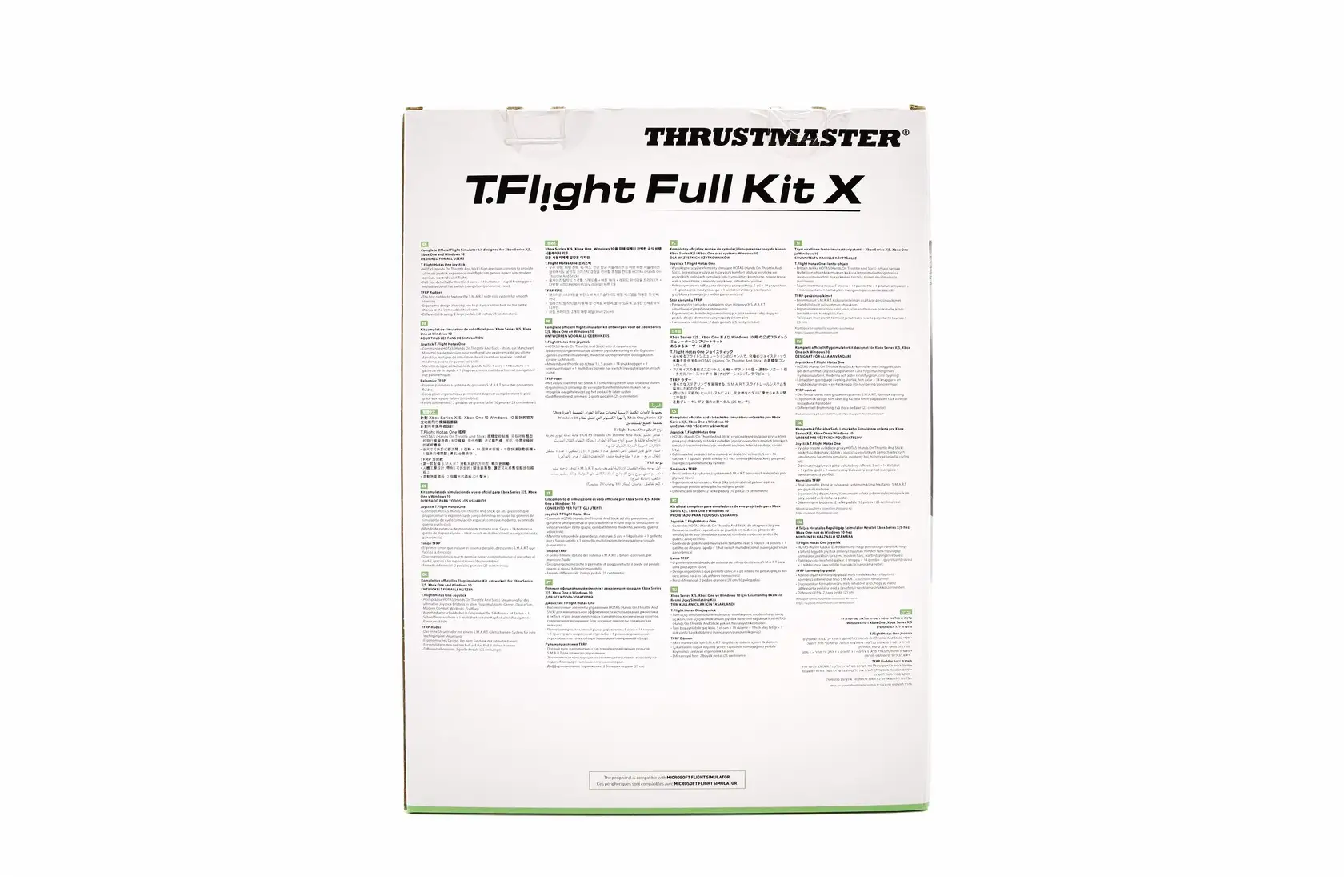 Thrustmaster T-Flight Hotas X joystick and throttle close-up