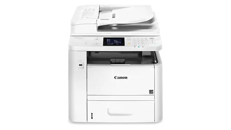 Canon D1650 printer side view showing build quality