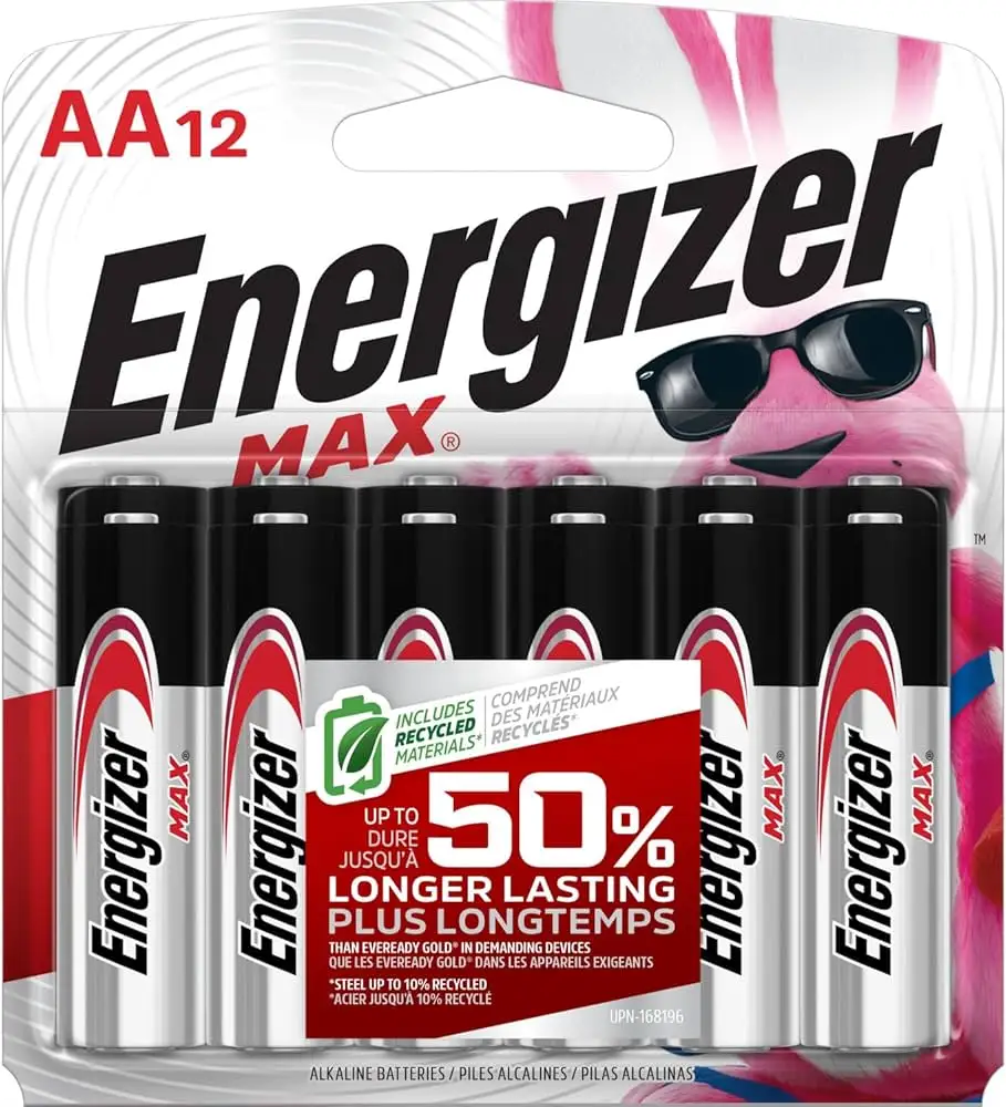 Energizer MAX AA Batteries bulk pack pricing chart