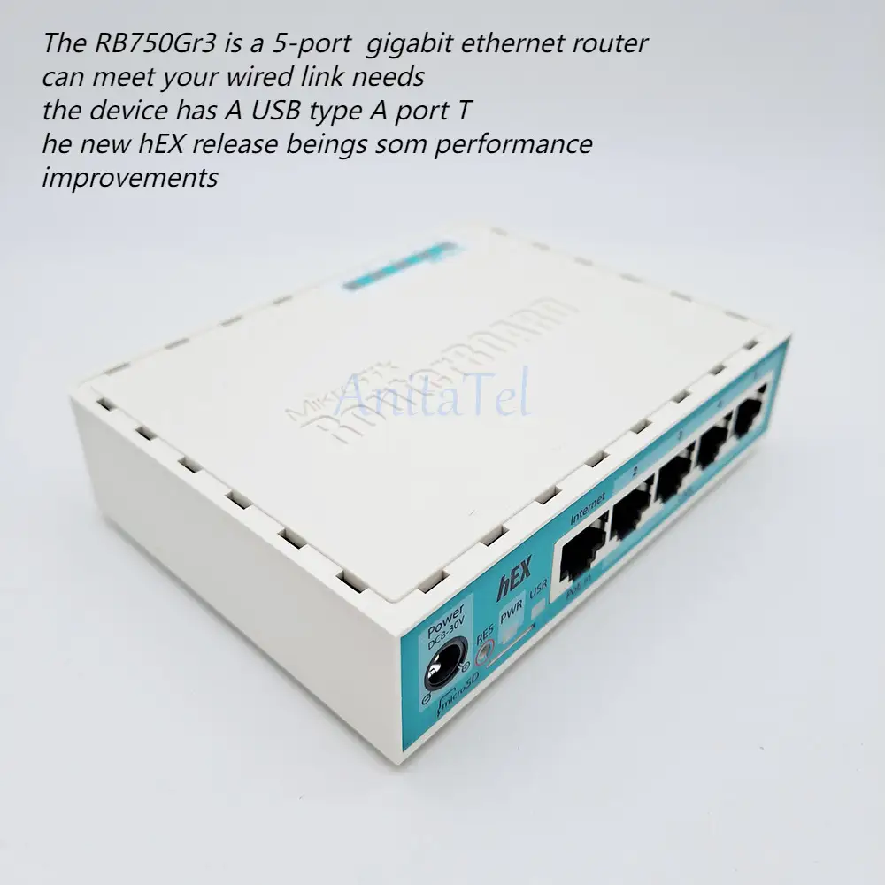 Mikrotik hEX RB750Gr3 price and value chart