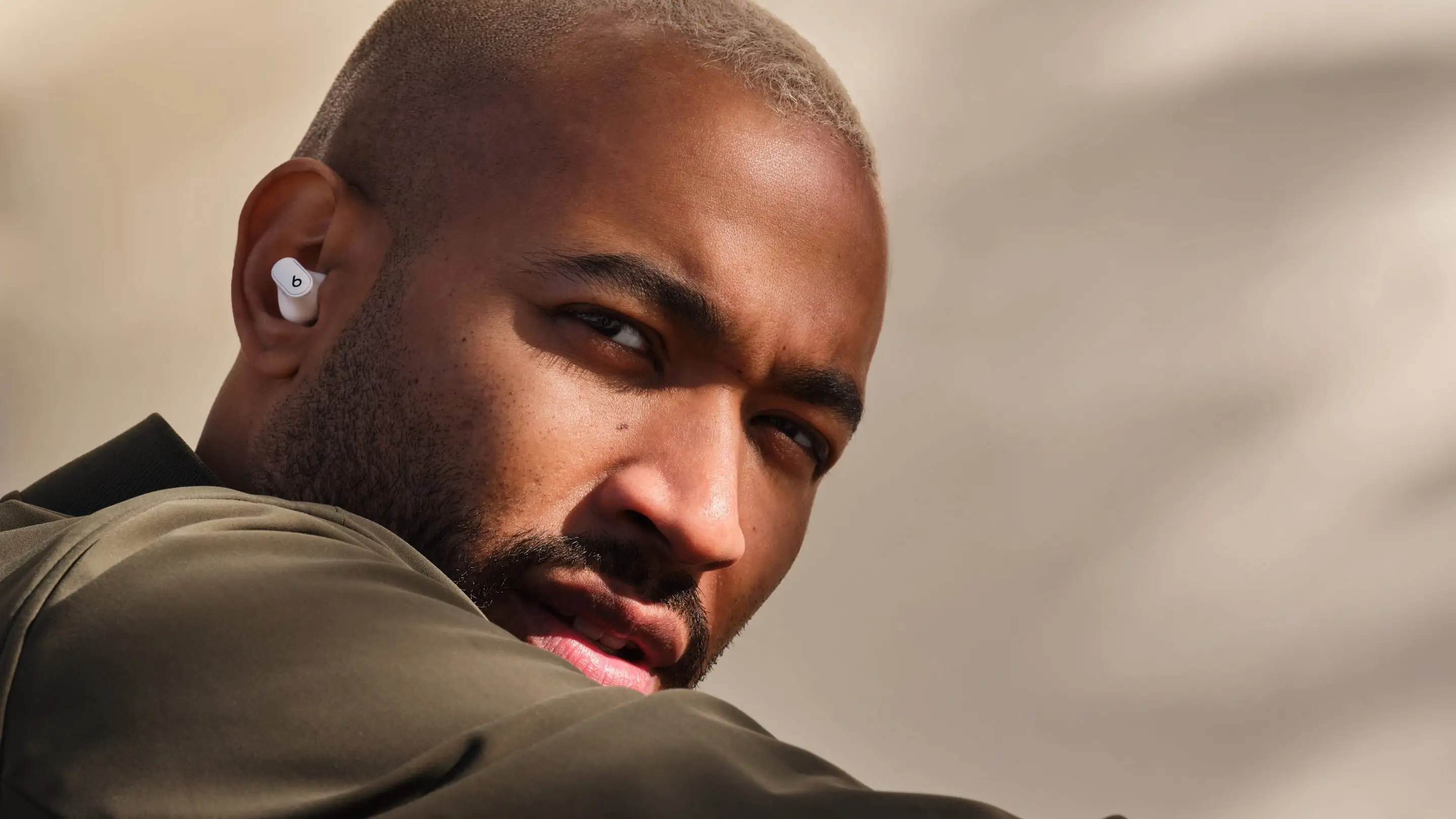 Beats Studio Buds black earbuds with charging case