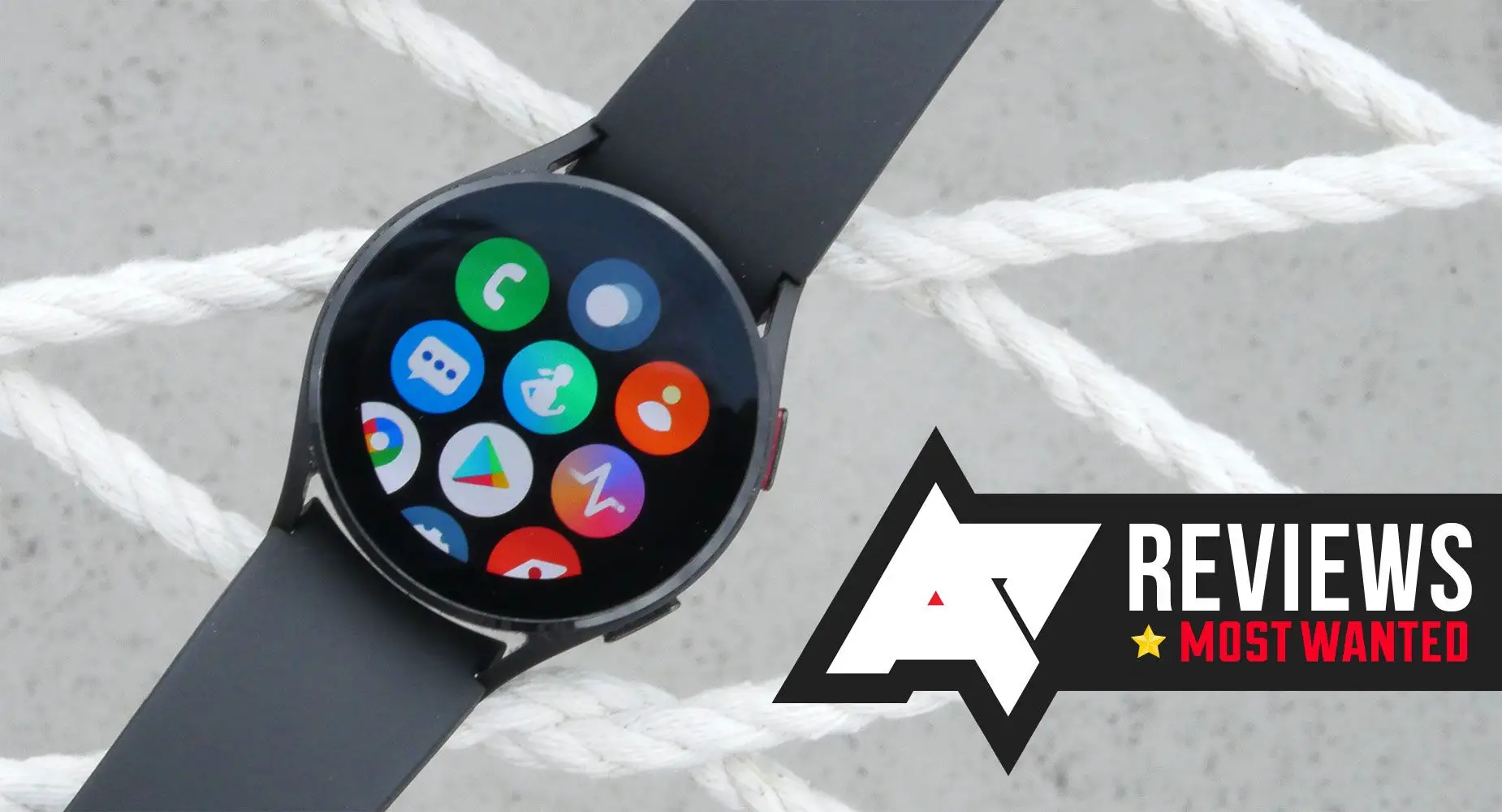 Samsung Galaxy Watch 4 promotional image showing price info