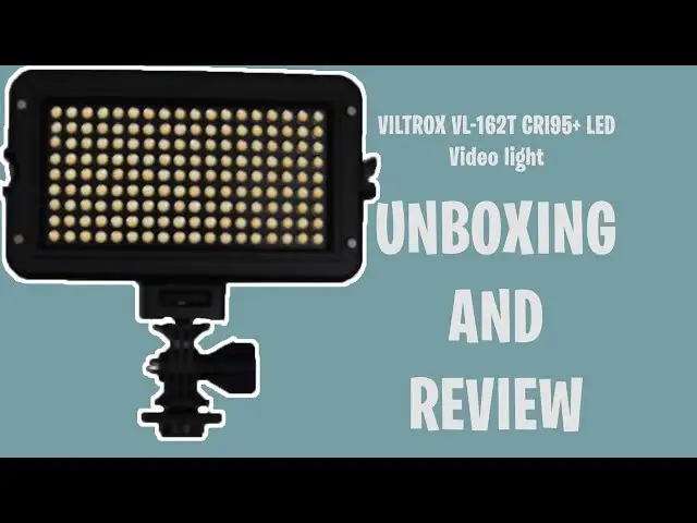 VILTROX VL-162T LED light portable setup