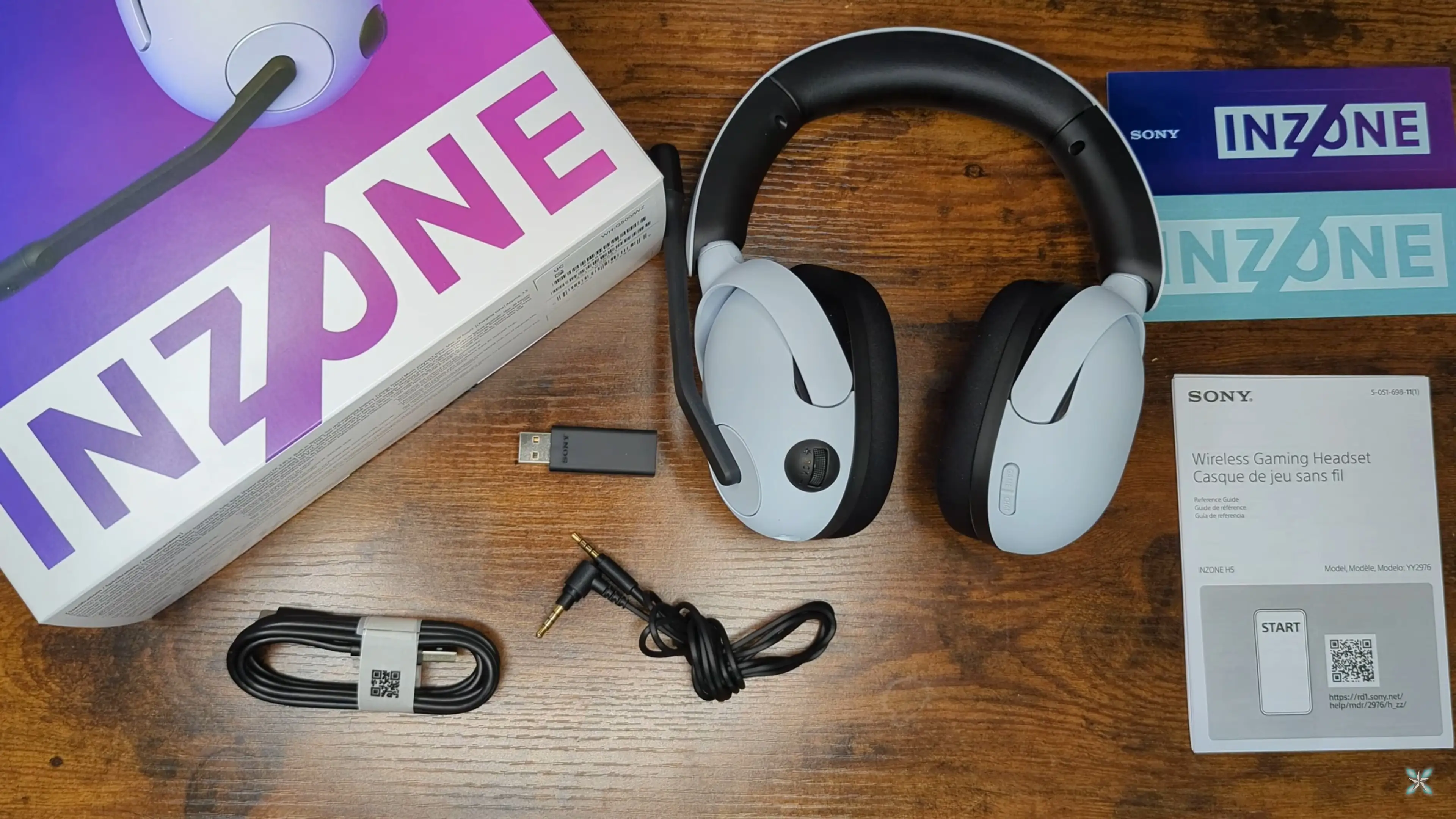 Sony INZONE H5 gaming headset retail packaging