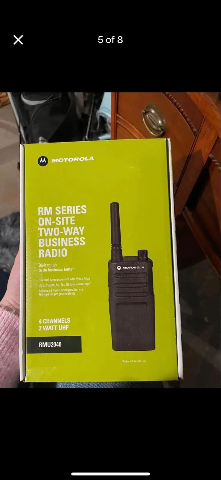 Motorola RMU2040 rugged design outdoor use