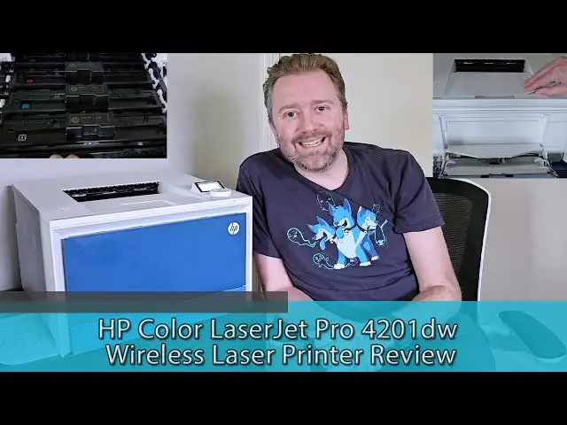 HP Color LaserJet Pro 3201dw printer angled view