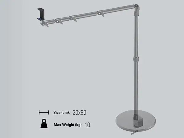 Elgato Flex Arm L mounting arm in streaming setup