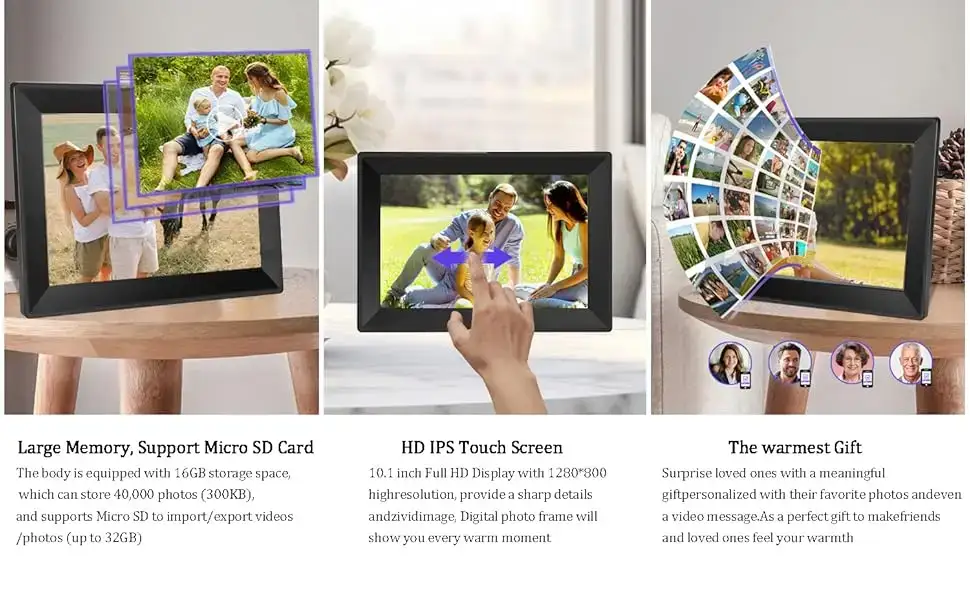 RCA 10.1 inch WiFi digital frame retail packaging
