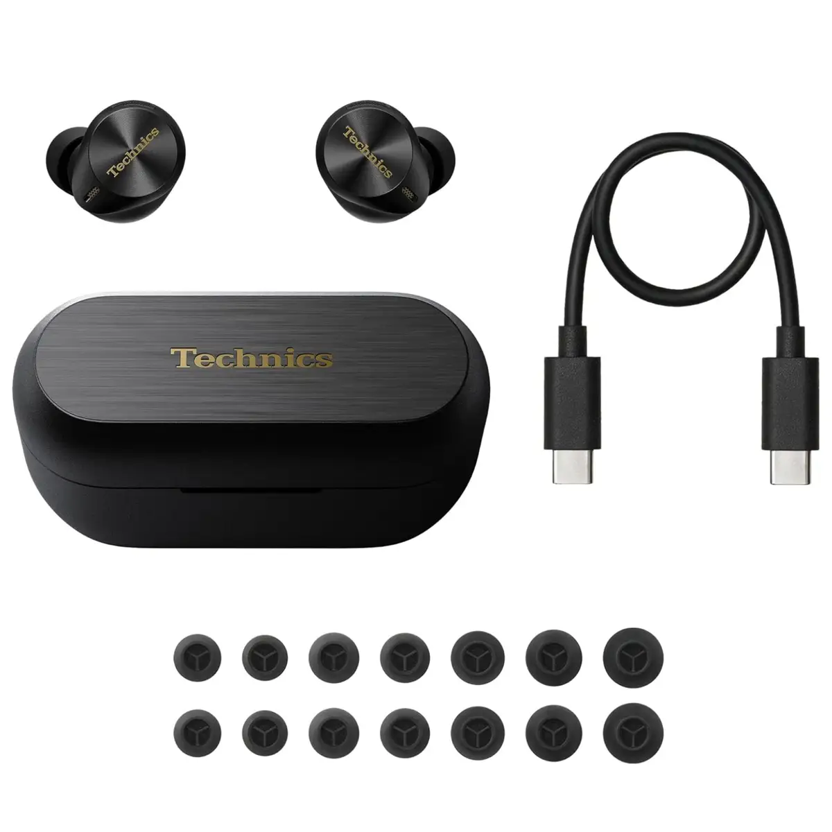 Technics AZ100 earbuds product close-up view