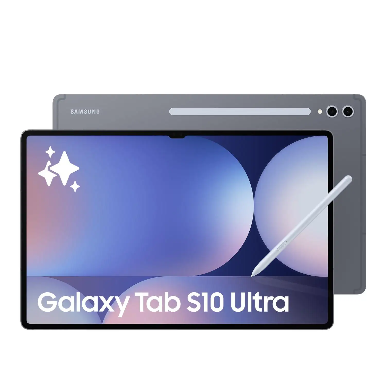 Samsung Galaxy Tab S10 Ultra with keyboard case setup