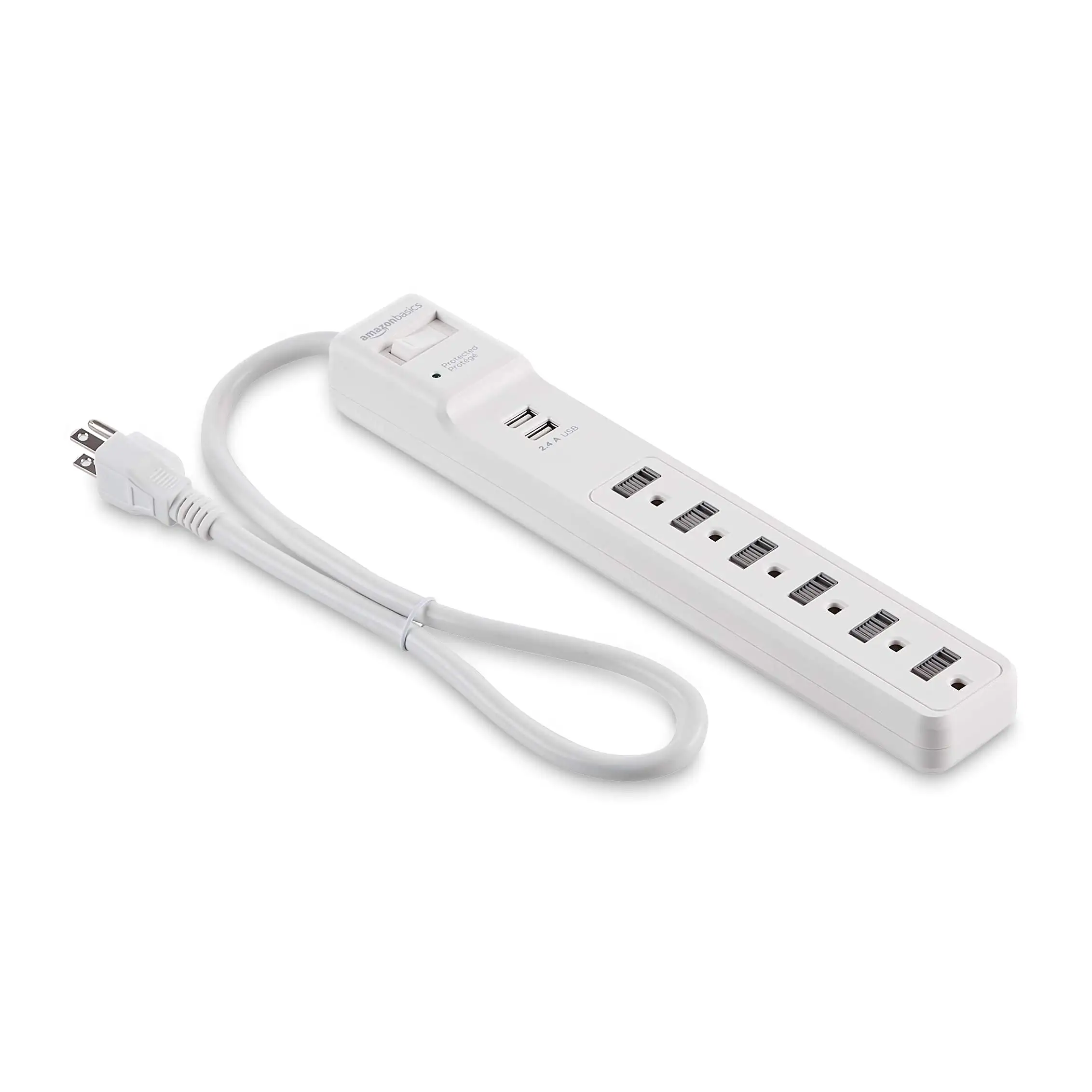Amazon Basics 6-outlet wall extender for outlet expansion