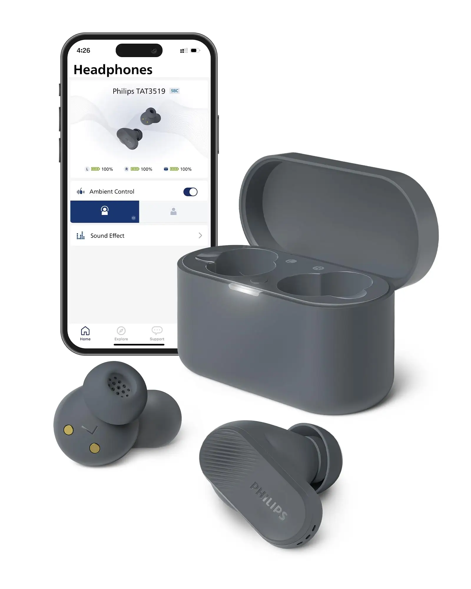 PHILIPS TAT1108 wireless earbuds product photo