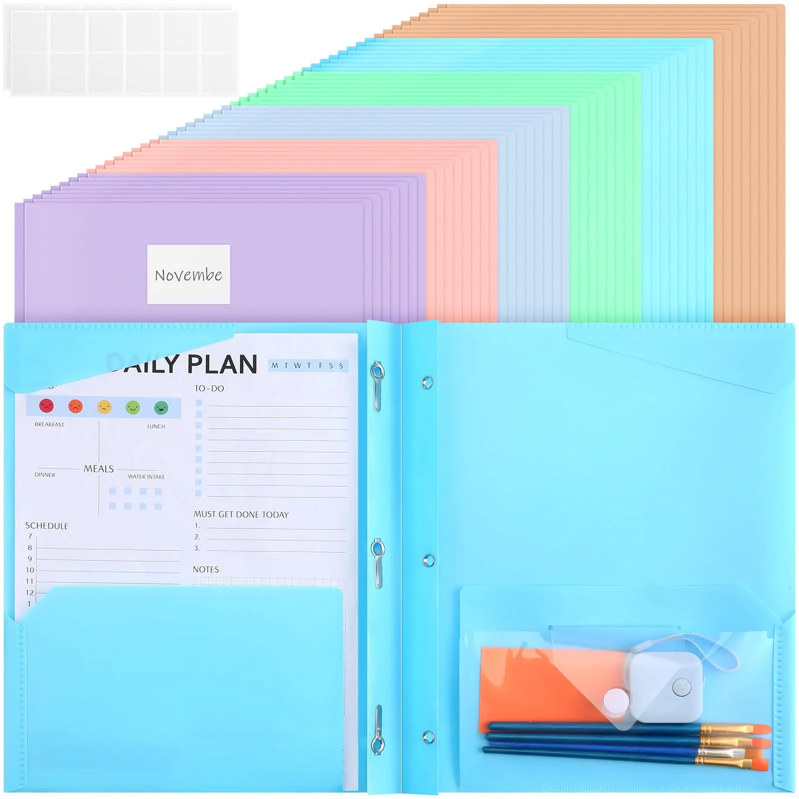 Amazon Basics Twin Pocket Folders Review: Conditional Buy