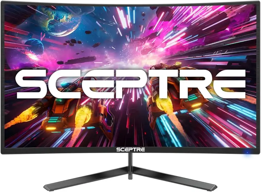 Sceptre 24-inch curved monitor claims vs reality overview