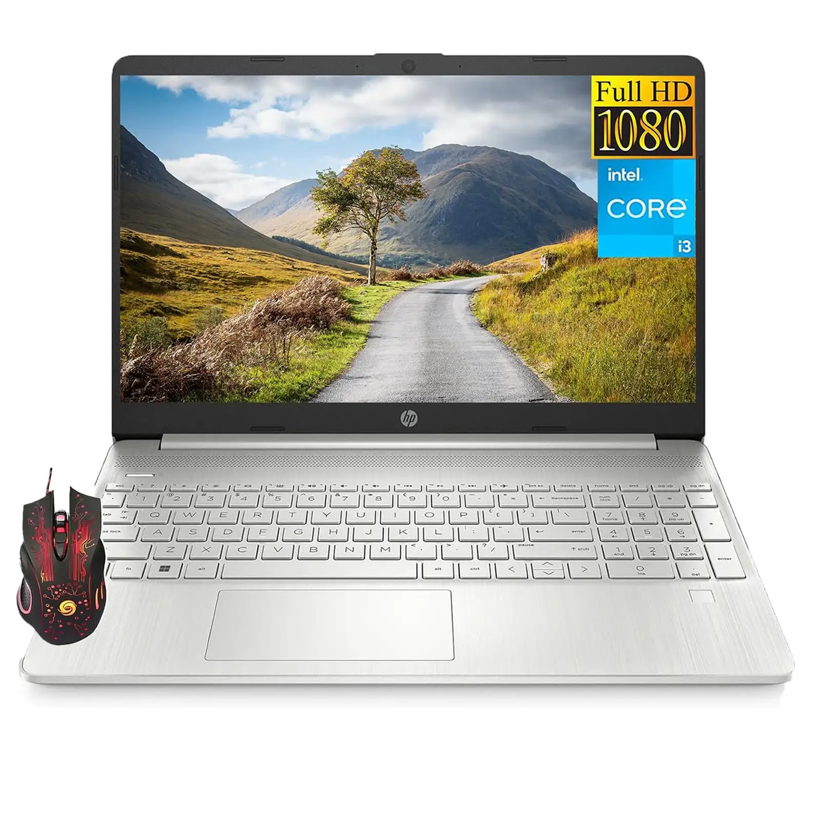 HP 15.6 FHD Business Laptop numeric keypad view