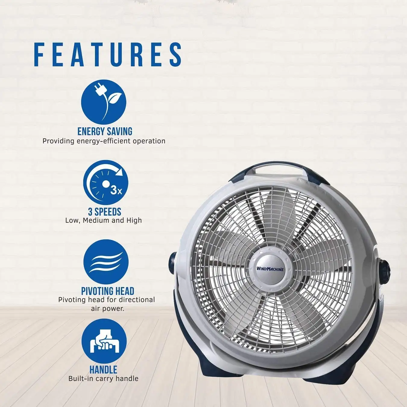 Lasko Wind Machine 3300 durability and design close-up