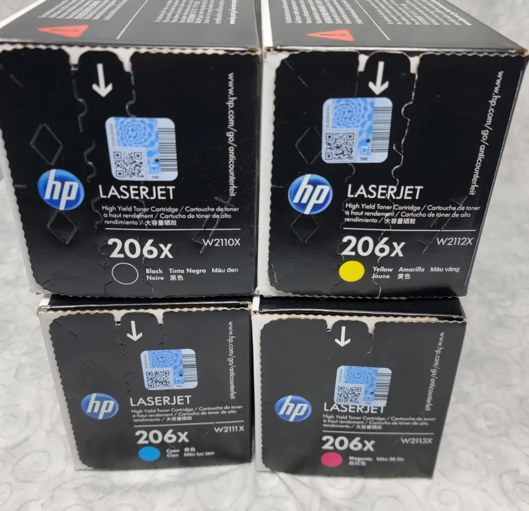 HP 206X Cyan Toner Cartridge product close-up