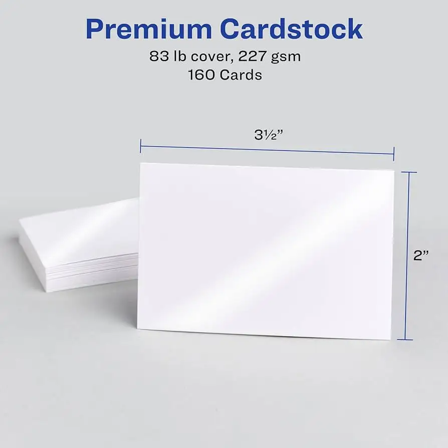 Avery Clean Edge Ivory Cards Review: Strong but Printer-Specific