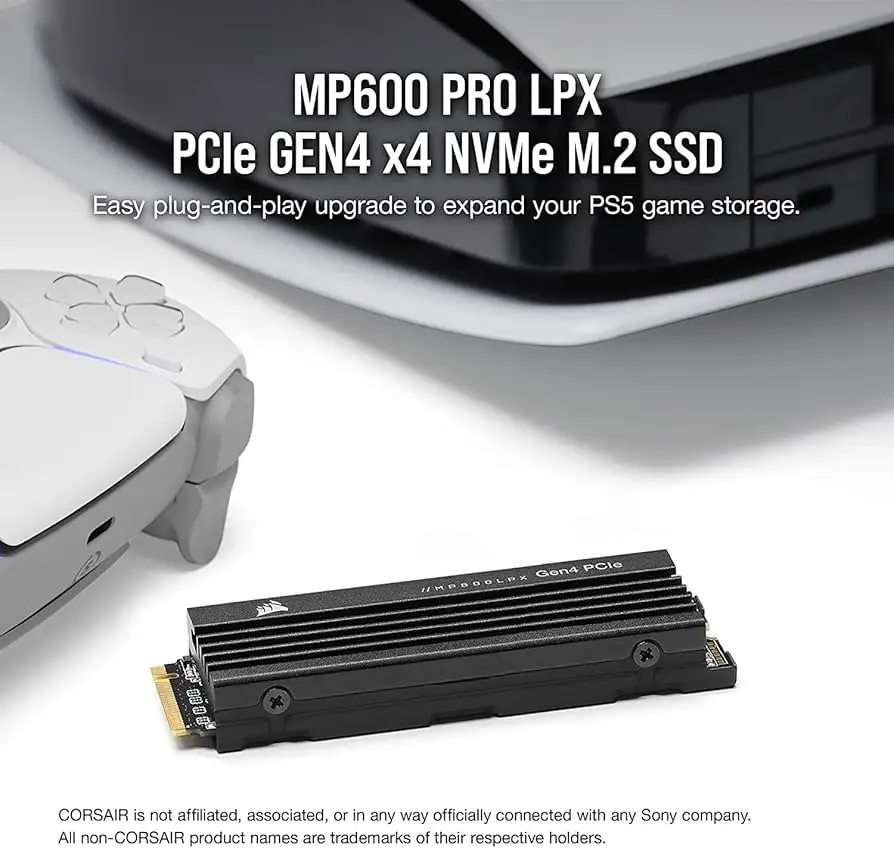 Corsair MP600 PRO LPX 2TB PS5 vs PC expectations