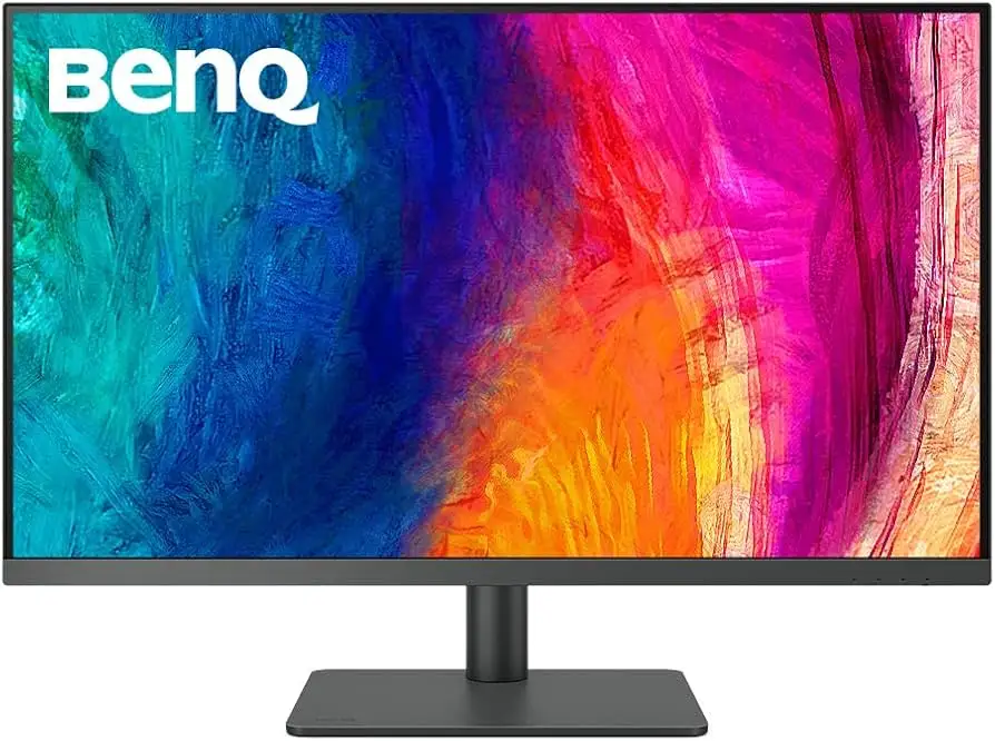 BenQ PD3205U monitor ports and hotkey puck