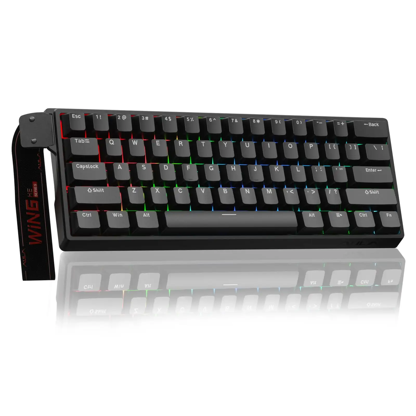 Aula WIN60 HE portability and RGB lighting