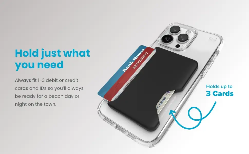 Speck iPhone Wallet MagSafe card holder close-up