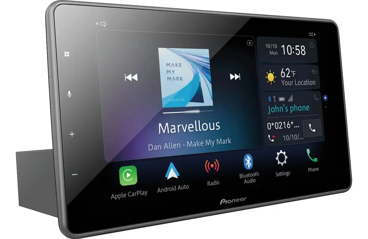 Pioneer DMH-WT3800NEX wireless CarPlay and Android Auto overview