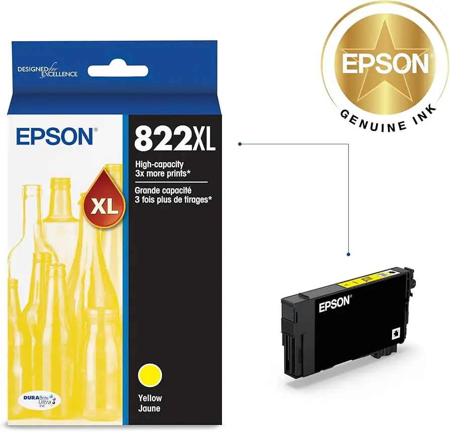 Epson T822XL-XCS ink cartridges pricing chart
