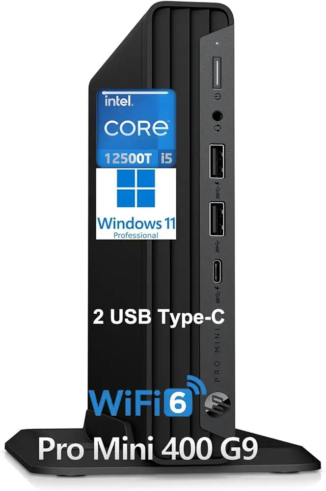 HP Pro 400 G9 Mini PC compact design