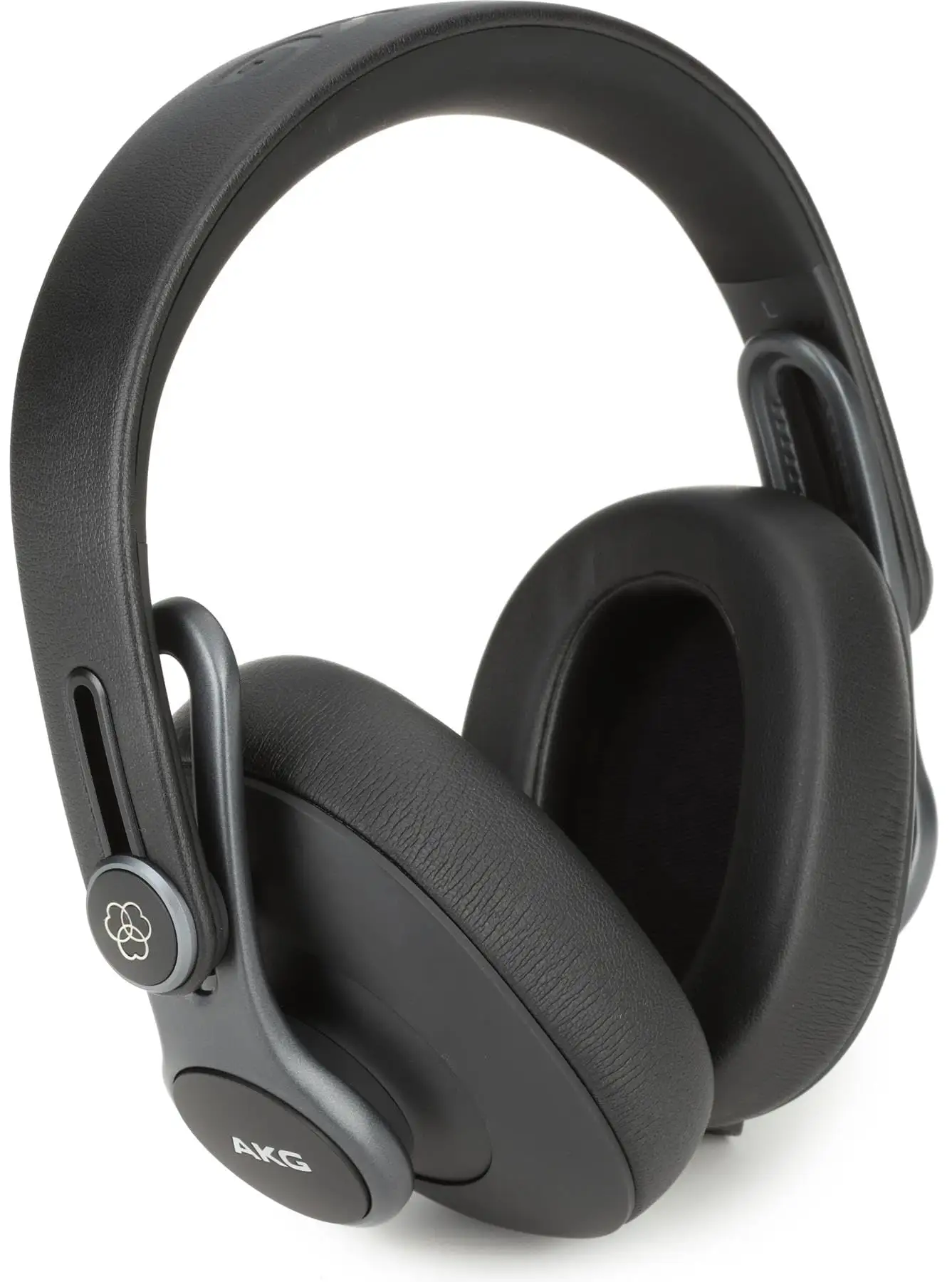 AKG K371 close-back headphones folded for portability